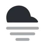 Cloud Fog SVG Icon